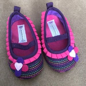 NWOT baby shoes, multicolored